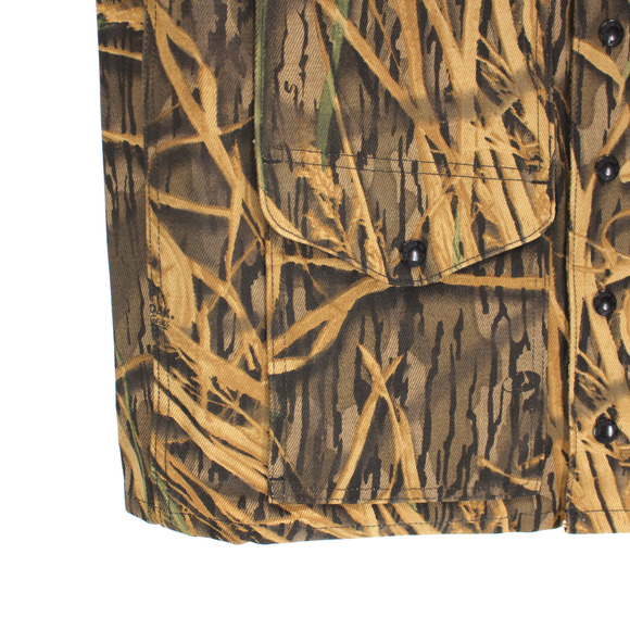 Filson x Mossy Oak Rugged Twill Cruiser Shadow Grass Camo Field Vest Large NEW - Picture 3 of 6